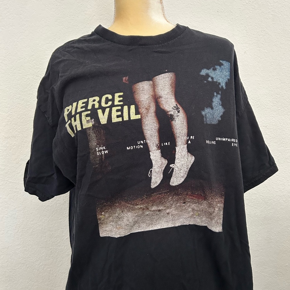 Pierce the Veil 2022 Black Tour Graphic T-Shirt